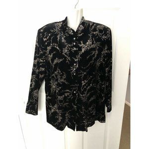 R&M Richards 16 Karen Kwong  Gorgeous Velour Black